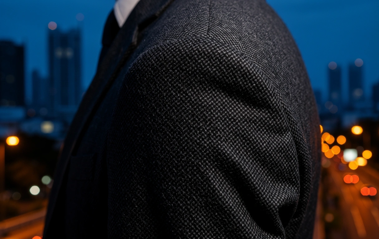 Modern Indonesian man in tailored urban attire
